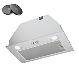 Hermitlux Dunstabzugshaube Einbau 52cm breit 750 m³/h flüsterleise 68 dB