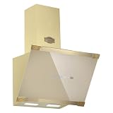 Kaiser Retro Dunstabzugshaube 90 cm AT 9445 ElfAD Eco · Kopffreihaube · Art Deco Wandhaube Elfenbein…