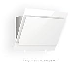 SILVERLINE Indira IDW 600 W Wandhaube kopffrei Edelstahl/Glas Weiß 60 cm